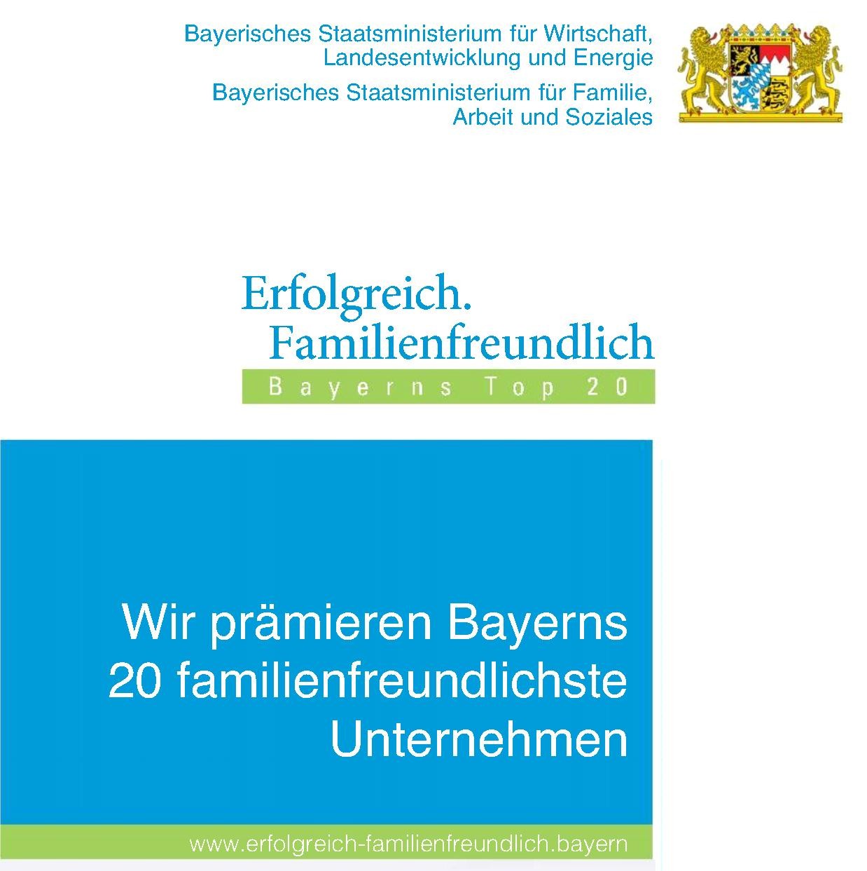 Wettbewerb "Erfolgreich.Familienfreundlich"