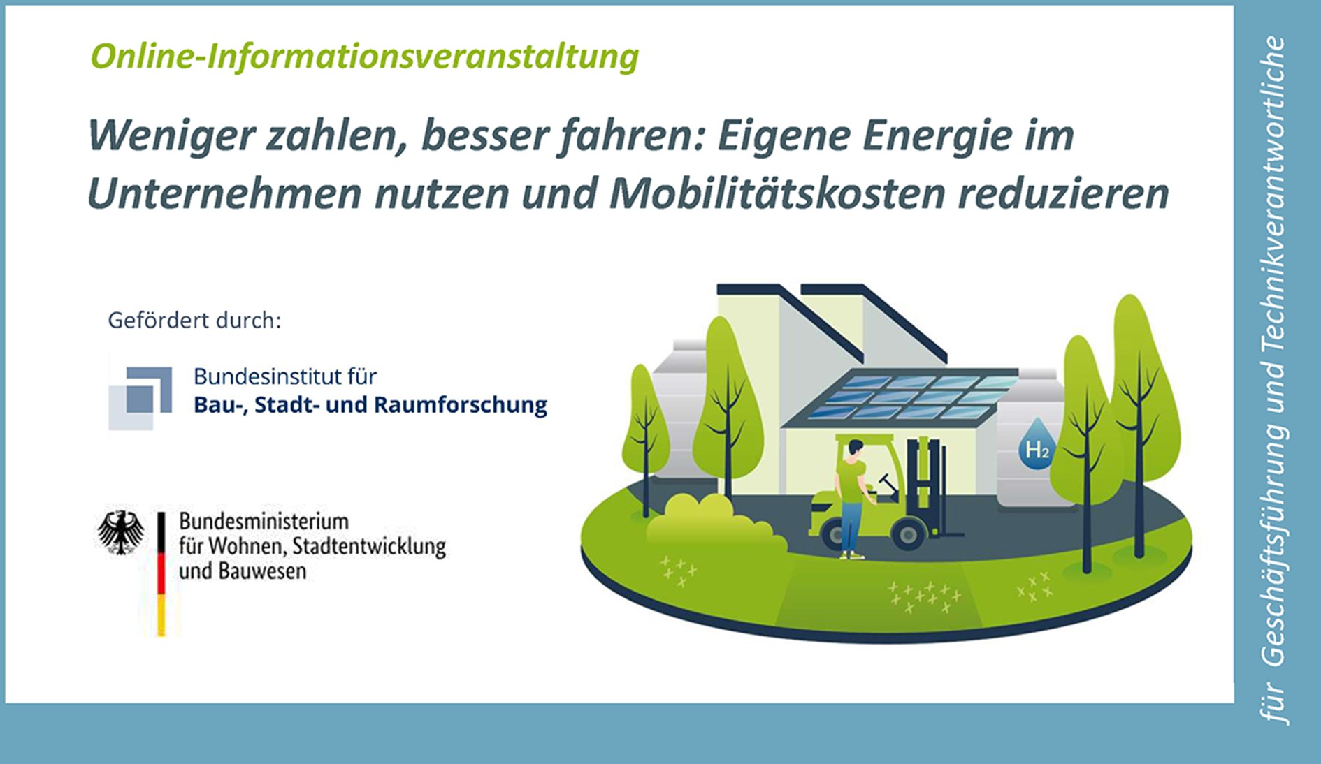 Eigene Energie im Unternehmen nutzen und Mobilitätskosten reduzieren
