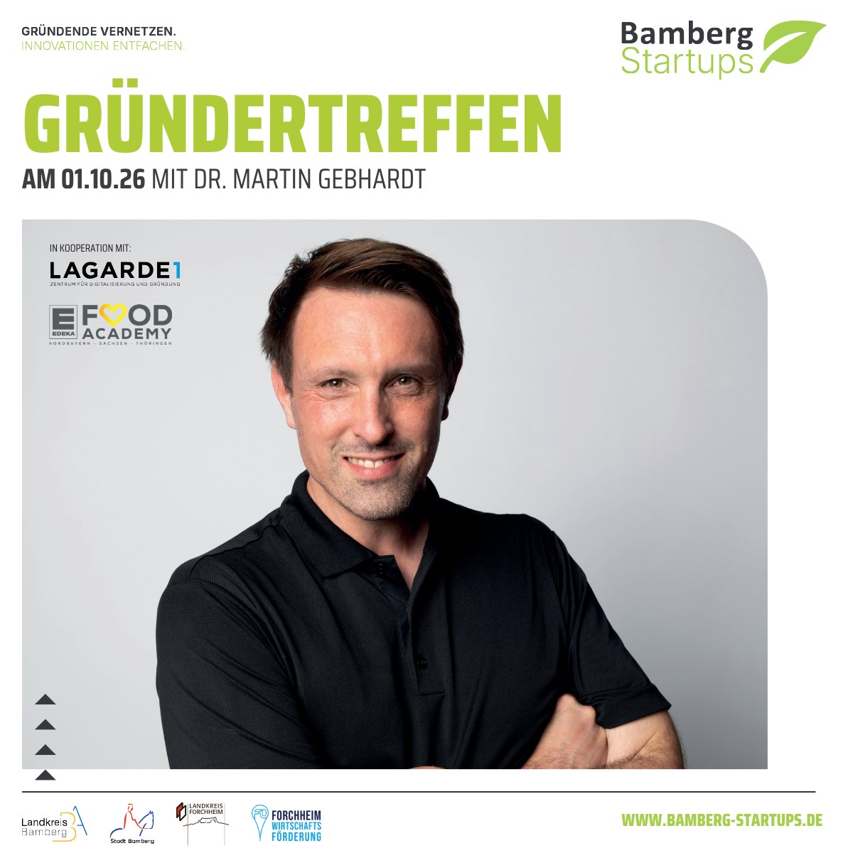 Gründertreffen mit Martin Gebhardt